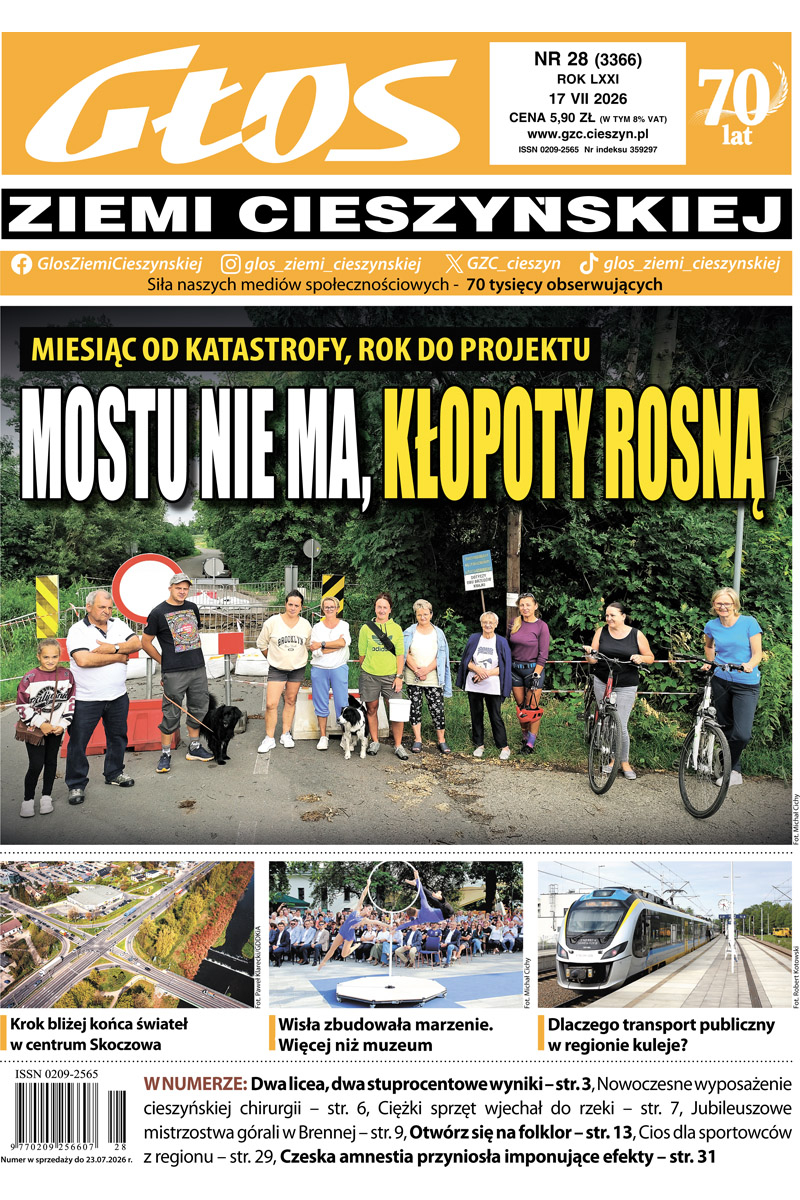 Most, który podzielił mieszkańców. Kolej pod znakiem zapytania, cios dla olimpijczyków – nowy „Głos” już w sprzedaży