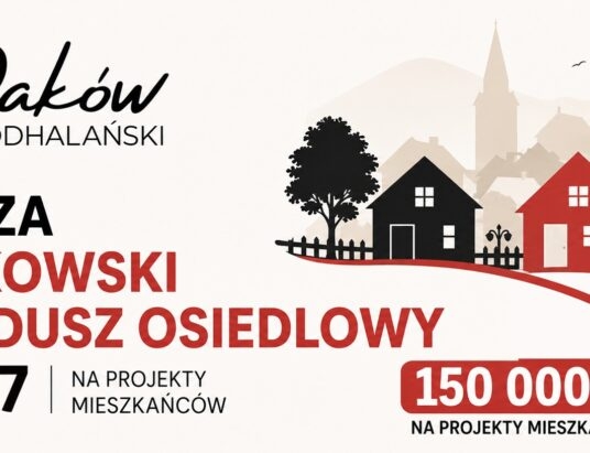 W Makowie Podhalańskim mieszkańcy mogą składać swoje projekty
