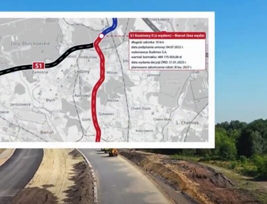 Jak idą prace na odcinku S1 Bieruń – Mysłowice?