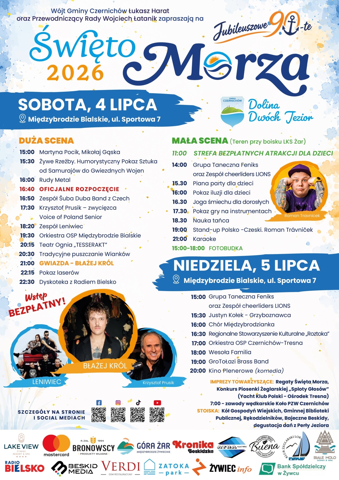 Święto Morza w Międzybrodziu Bialskim! Będzie się działo! – SZCZEGÓŁOWY PROGRAM