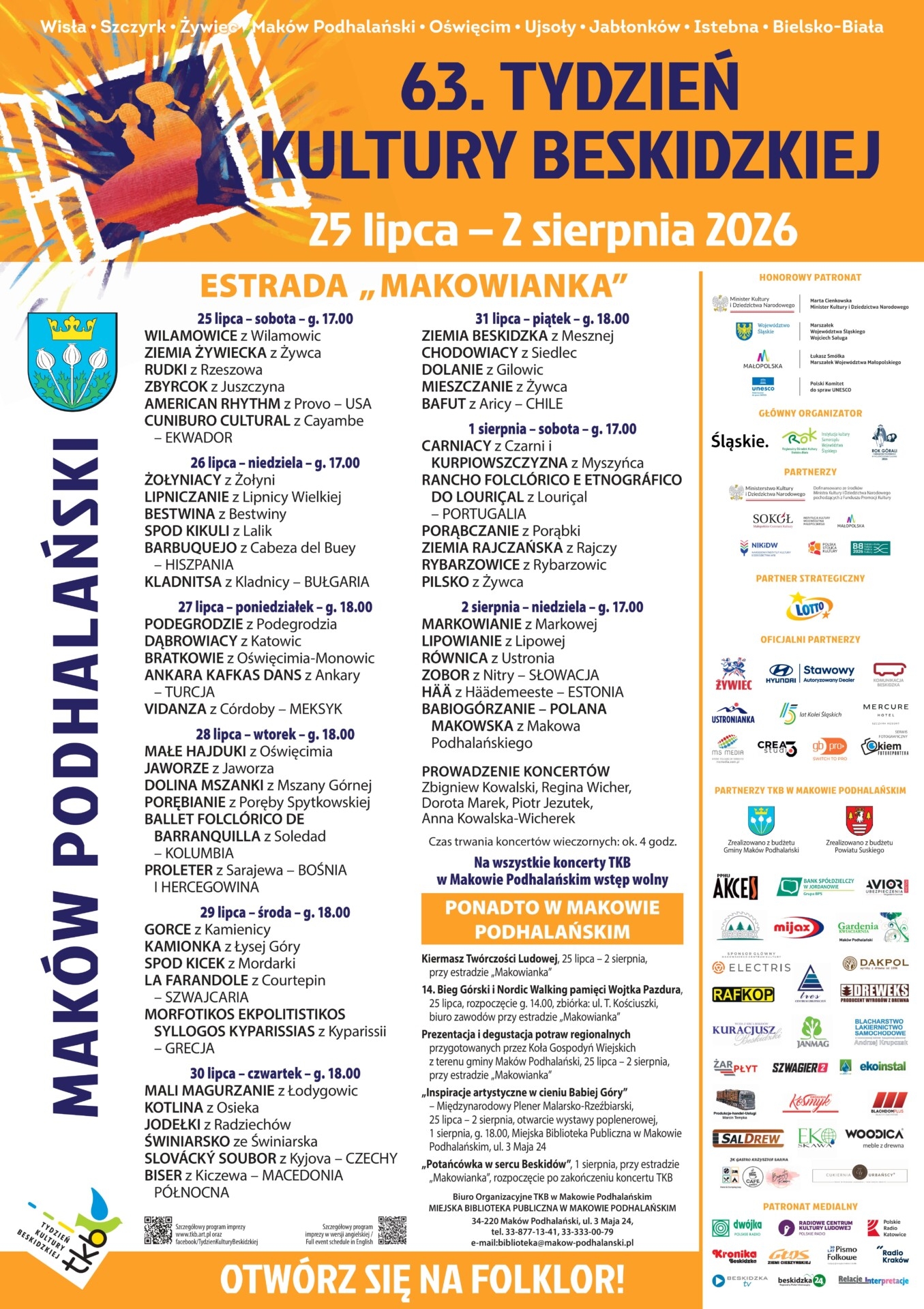 TKB w Makowie Podhalańskim: Będzie co oglądać i będzie można potańczyć! – WIDEO, SZCZEGÓŁOWY PROGRAM