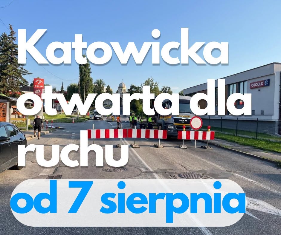 Ulica Katowicka w Cieszynie znów przejezdna. Koniec utrudnień