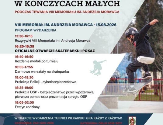 Na deskorolce, rolkach i BMX-ie. Kończyce Małe otwierają skatepark