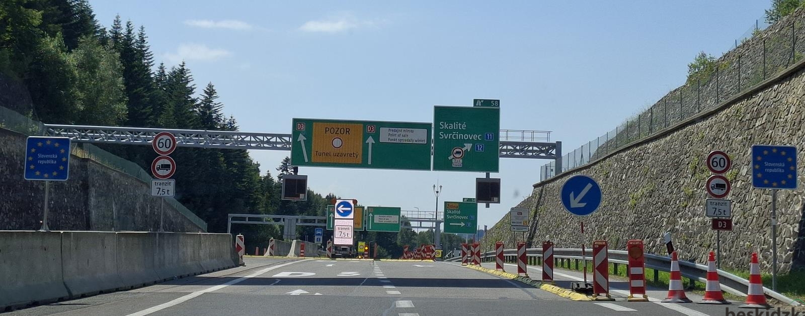 Przedłużenie zamknięcia słowackiej D3 od Zwardonia