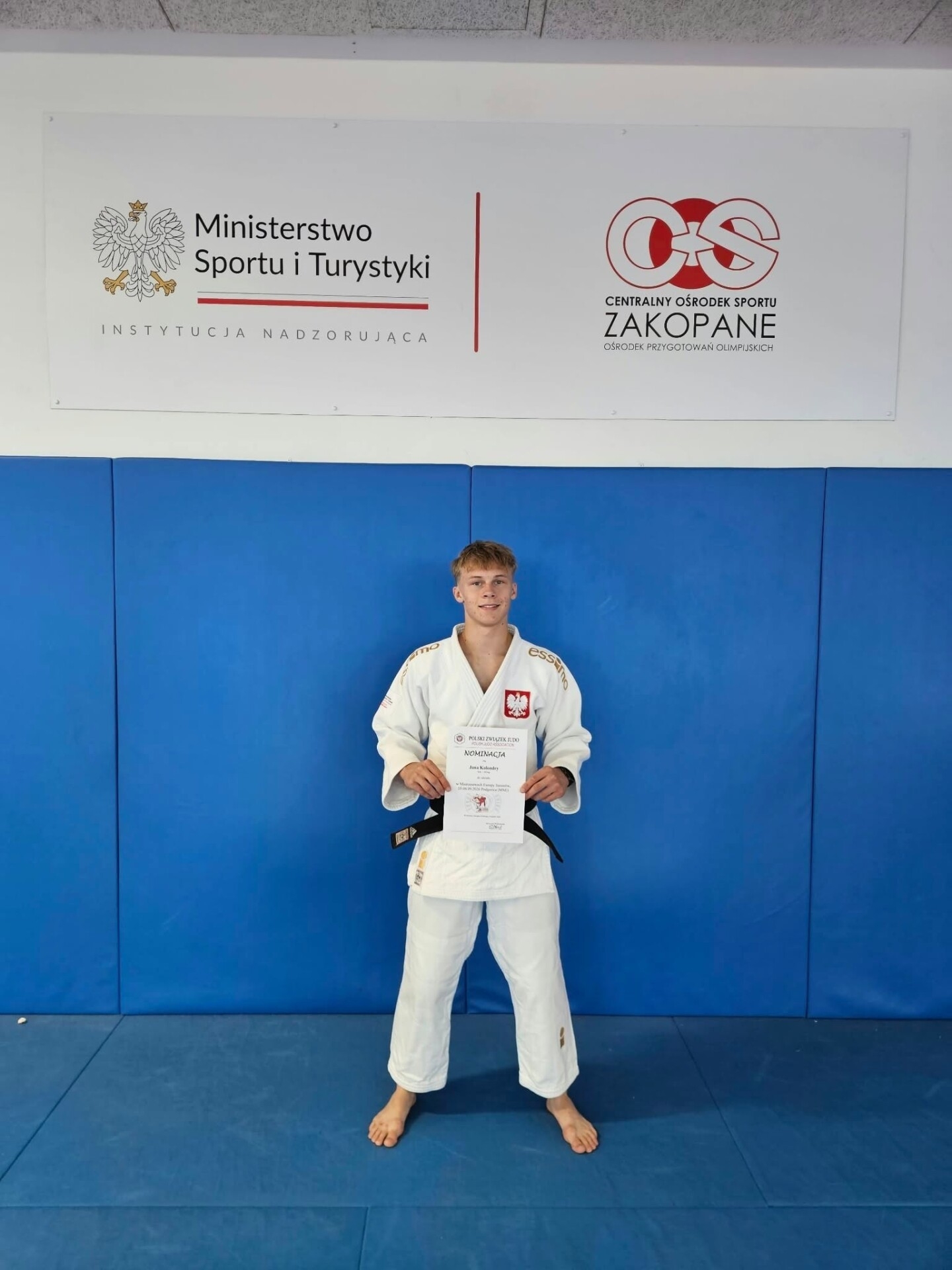 Historyczny moment dla judo w powiecie cieszyńskim. Jan Kolondra z nominacją na mistrzostwa Europy