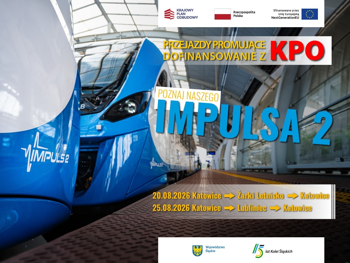 Koleje Śląskie zapraszają na pokład: specjalne i bezpłatne przejazdy Impulsem 2