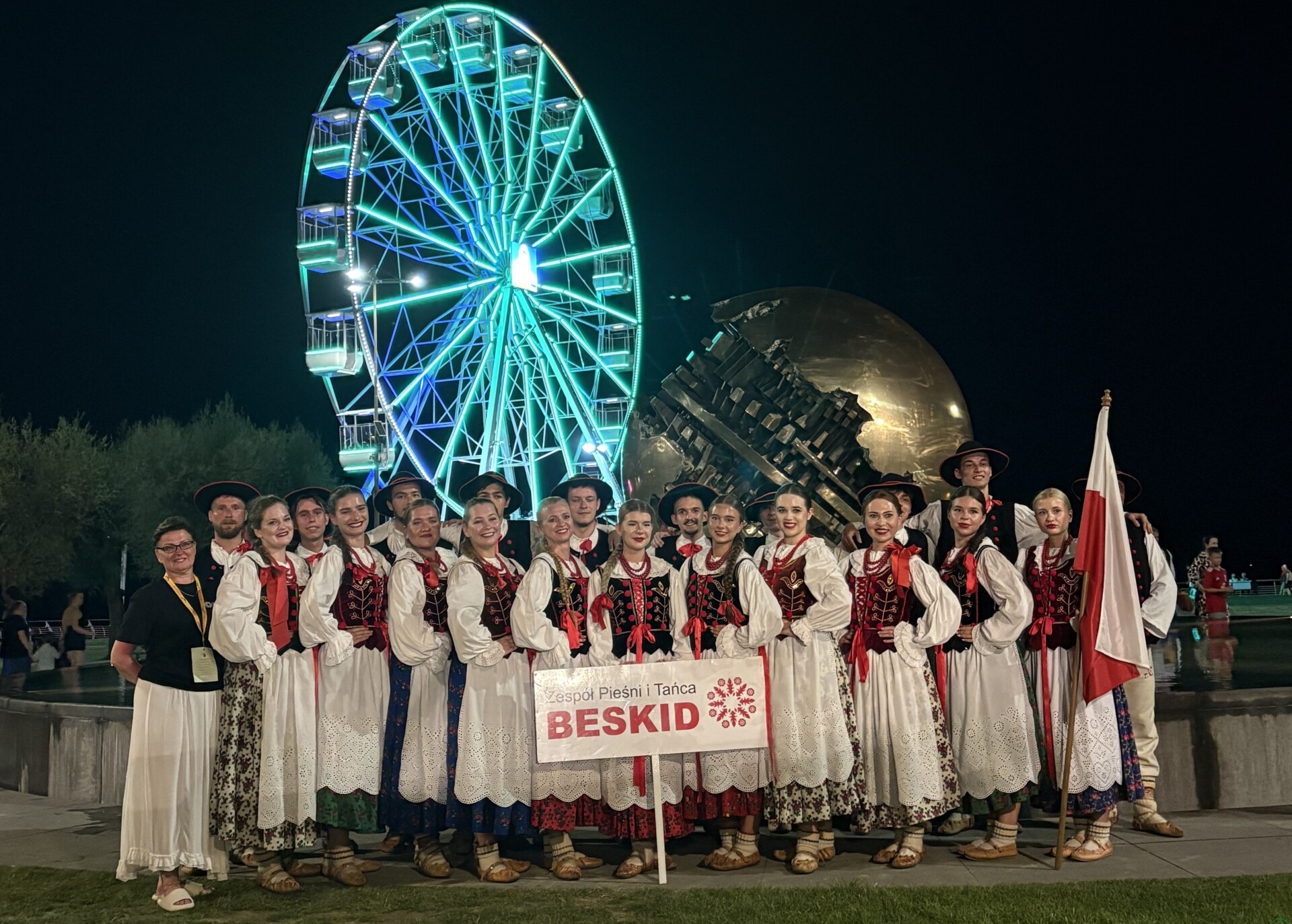 Zespół „Beskid” reprezentował Polskę we Włoszech. Grupa wystąpiła na międzynarodowym festiwalu
