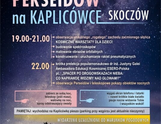 Noc Perseidów na Kaplicówce. Skoczów zaprasza na noc pod gwiazdami