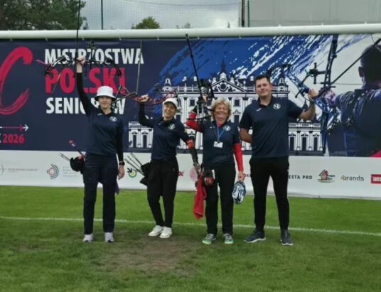 Łucznicy z gminy Goleszów z sukcesami podczas Mistrzostw Polski Seniorów w Białymstoku