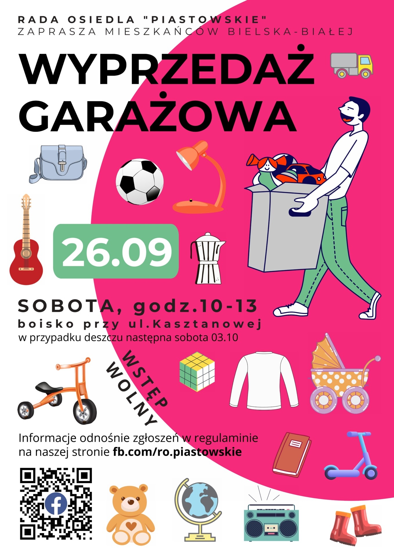 Wyprzedaż garażowa na „Piastowskim” w Bielsku-Białej