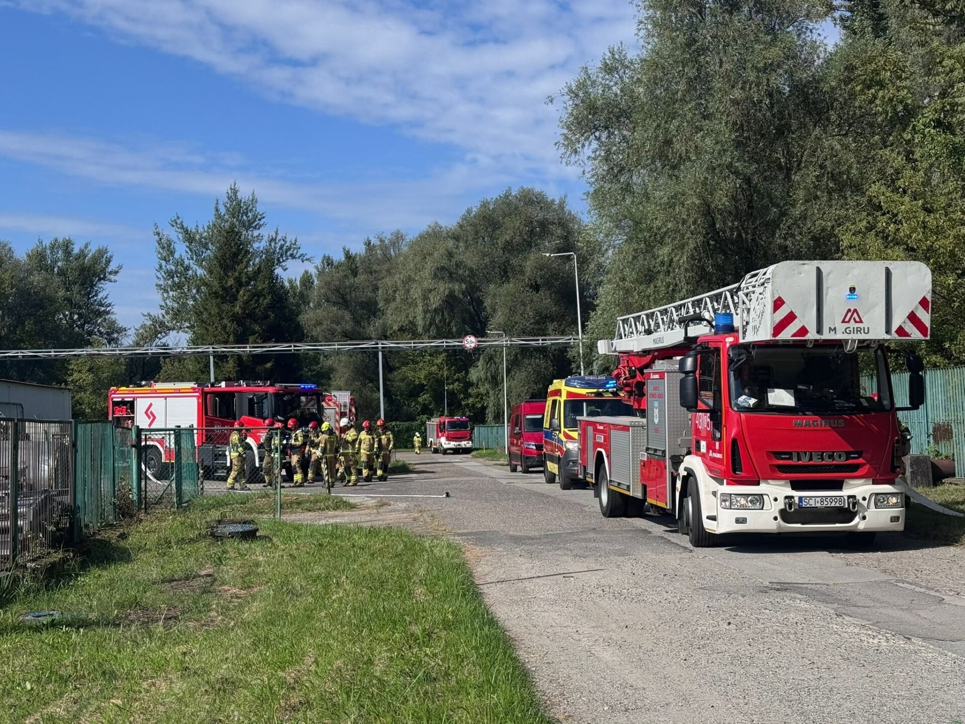 Cieszyn: Strażacy ćwiczyli w PPG | ZDJĘCIA
