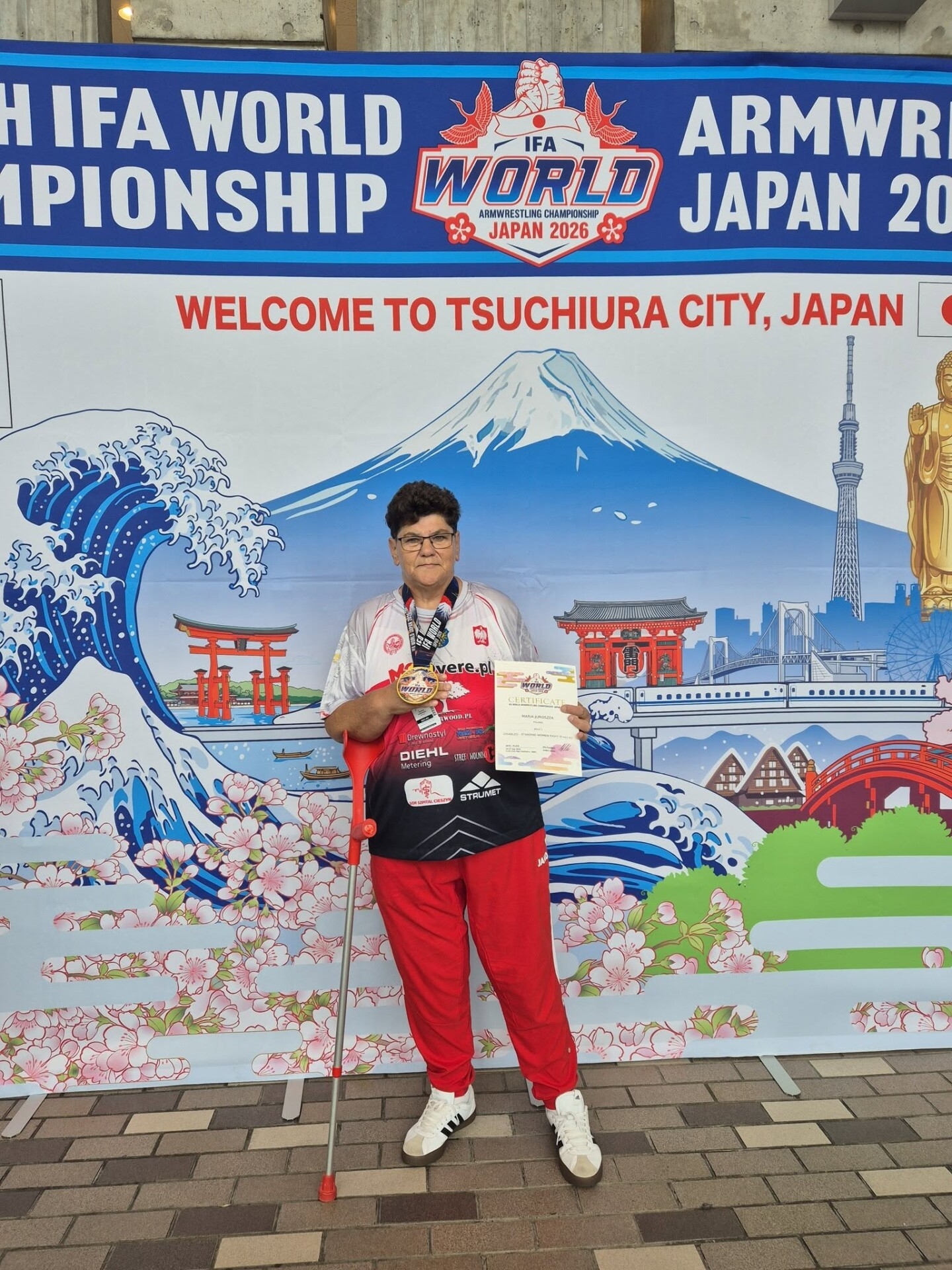 Maria Juroszek ze złotym medalem w Japonii