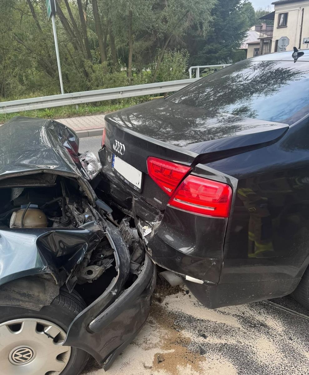 Potrójne zderzenie w Rudzach