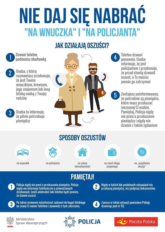 Oszukali seniorkę na 50 tysięcy złotych