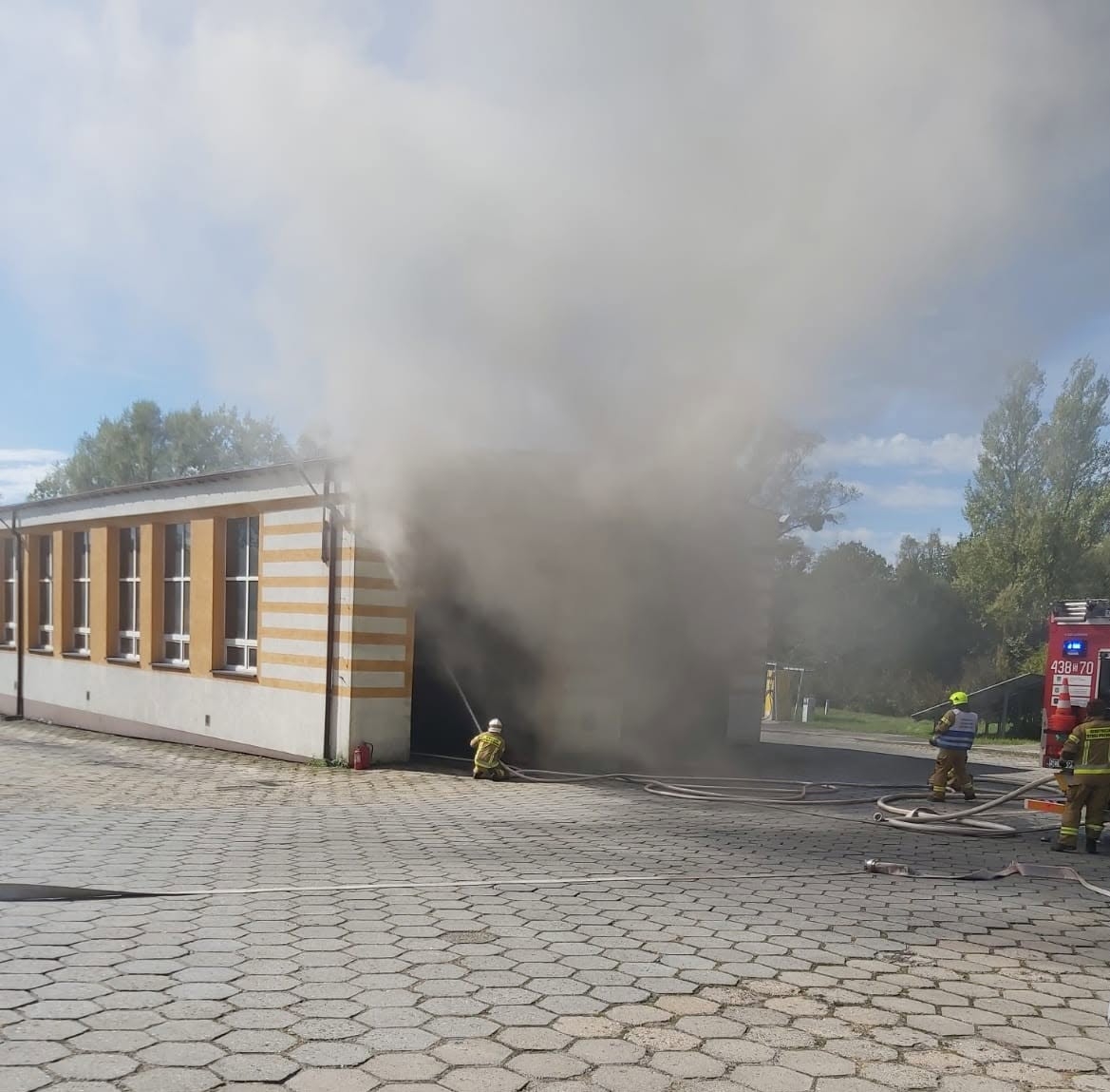 Cieszyn: Autobus miejski w ogniu