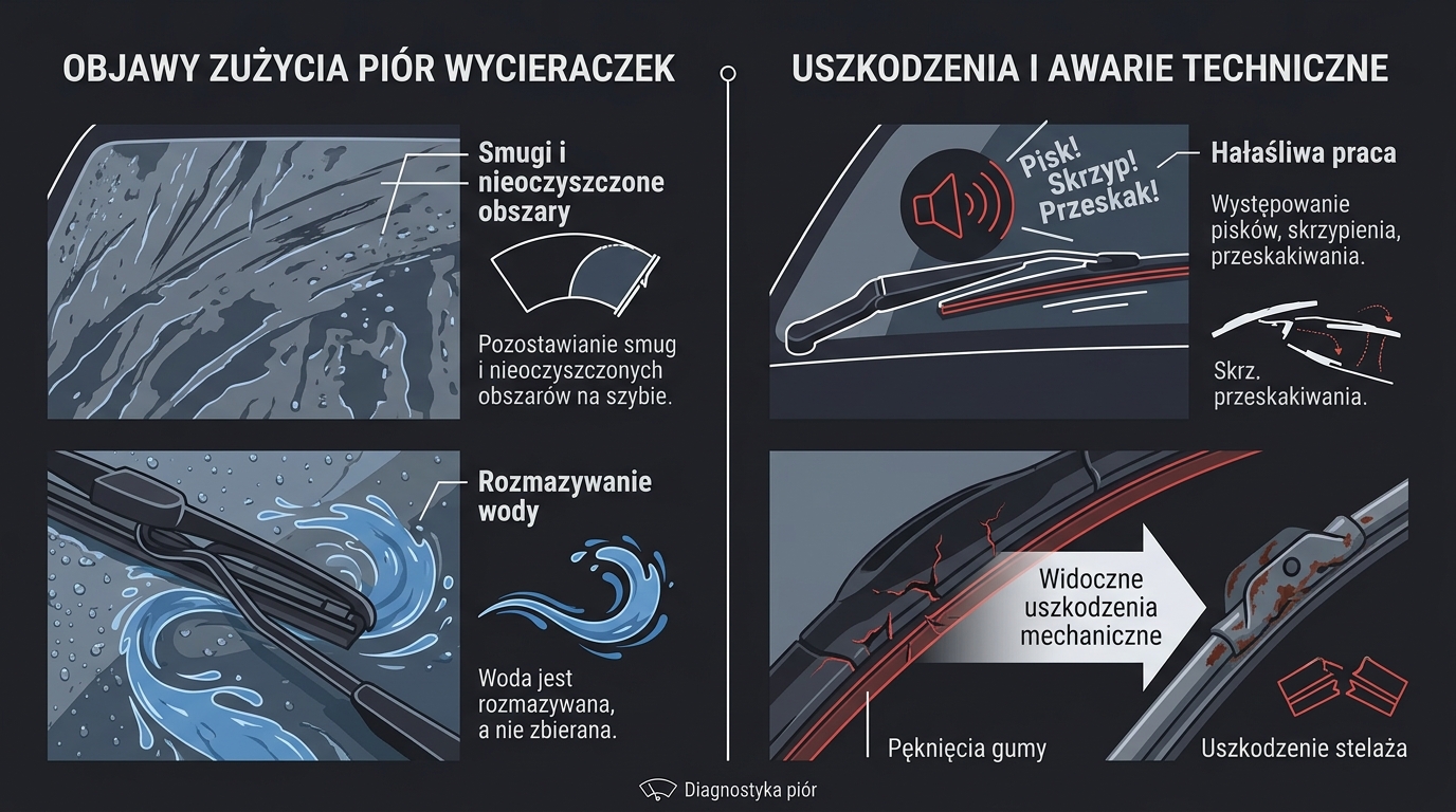 Mandat za zużyte wycieraczki. Jak polska policja karze kierowców za niewłaściwy stan techniczny auta