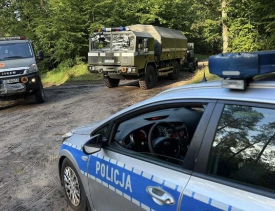 Mina na placu budowy. Na miejsce wezwano saperów