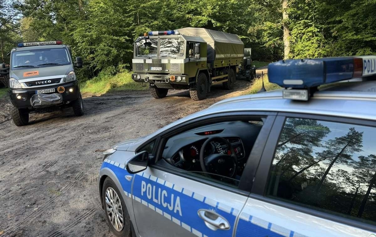 Mina na placu budowy. Na miejsce wezwano saperów