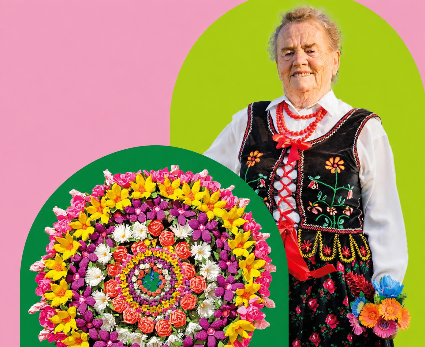 Seniorka dla seniorów. Wspólnie stworzą kwiaty z bibuły