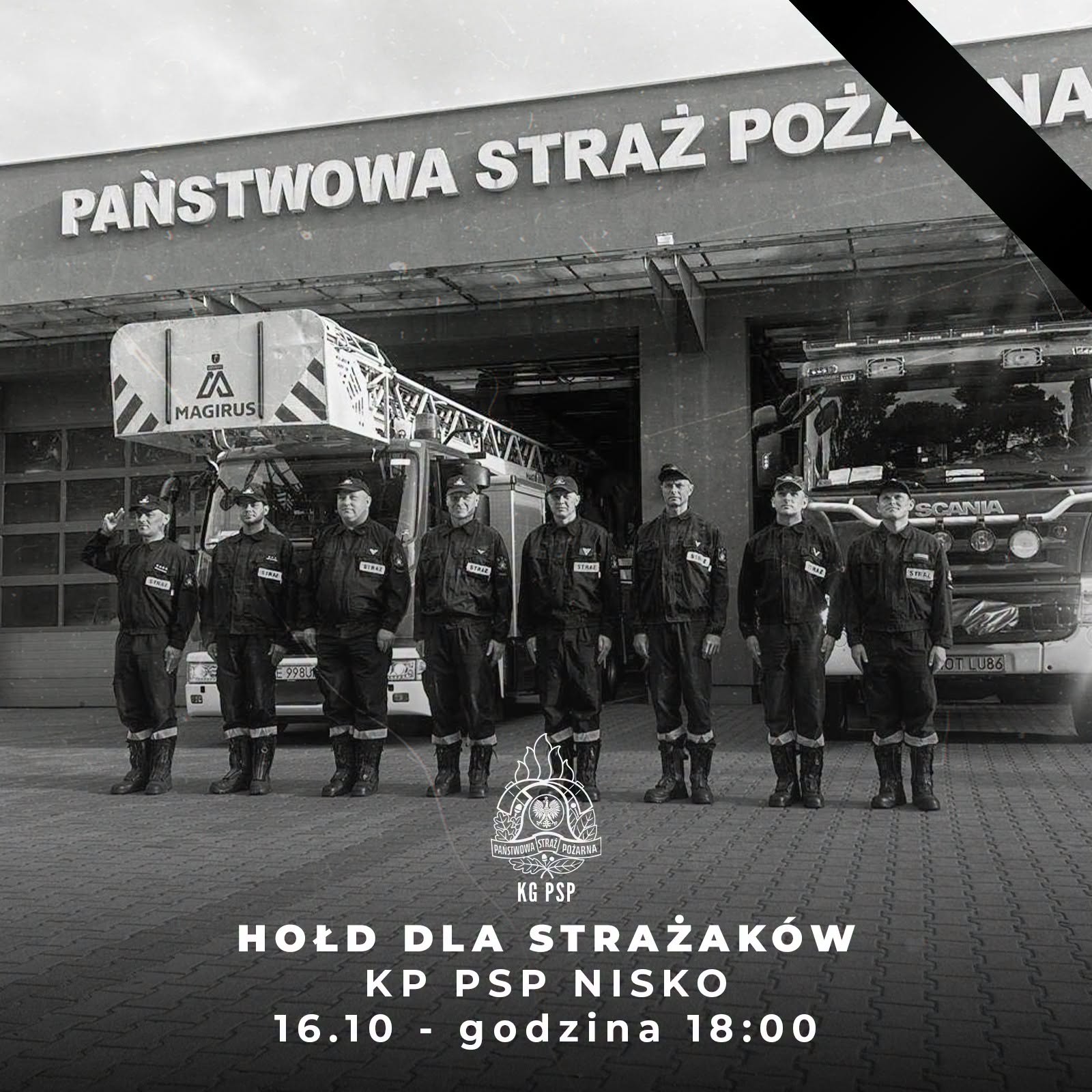Strażacy oddadzą hołd zmarłym kolegom. Usłyszymy sygnały wozów strażackich