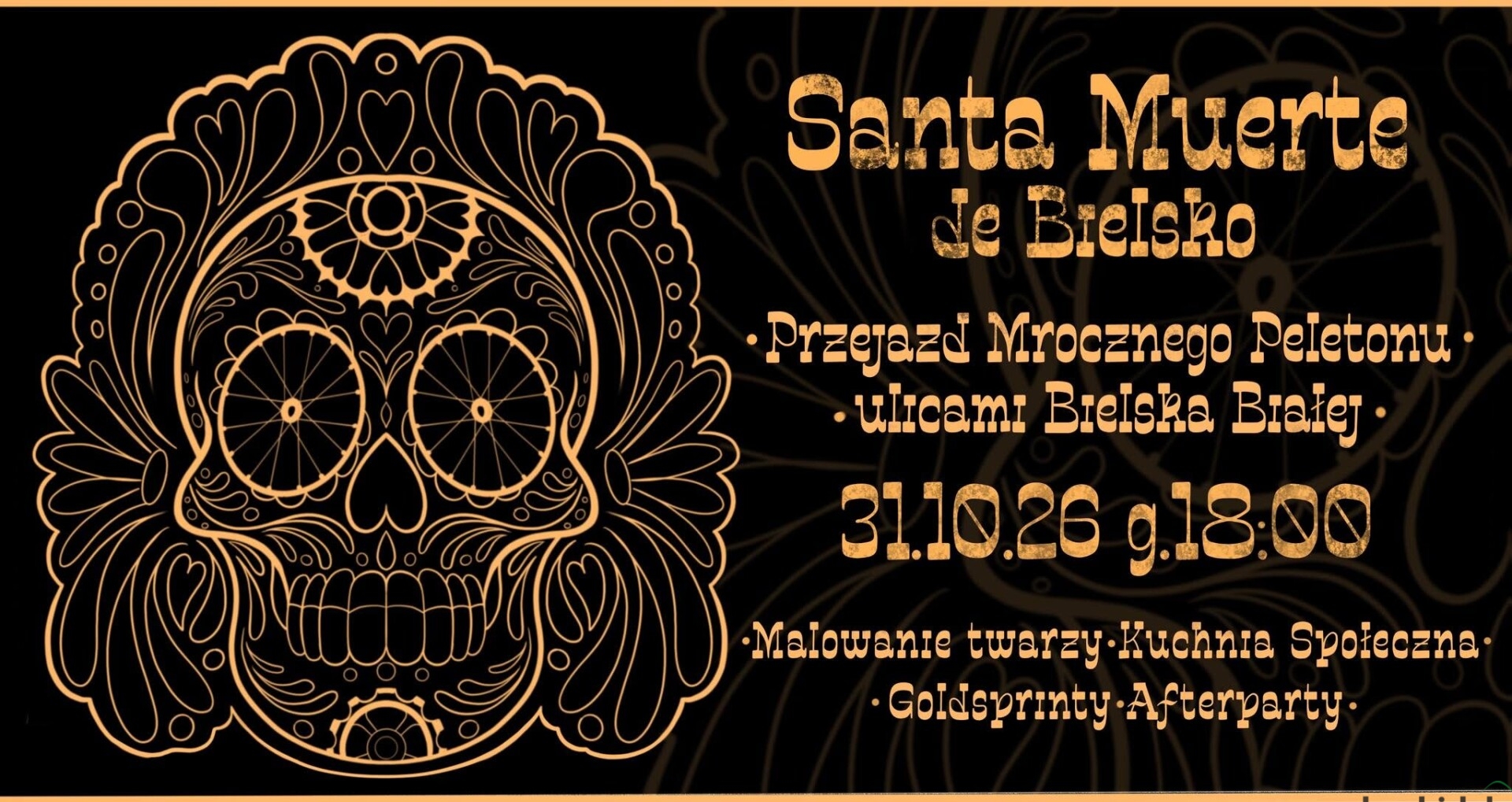 Santa Muerte de Bielsko. Mroczny peleton przejedzie przez miasto