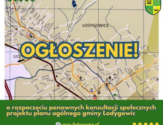 Gmina Łodygowice: Ponowne konsultacje projektu planu ogólnego!