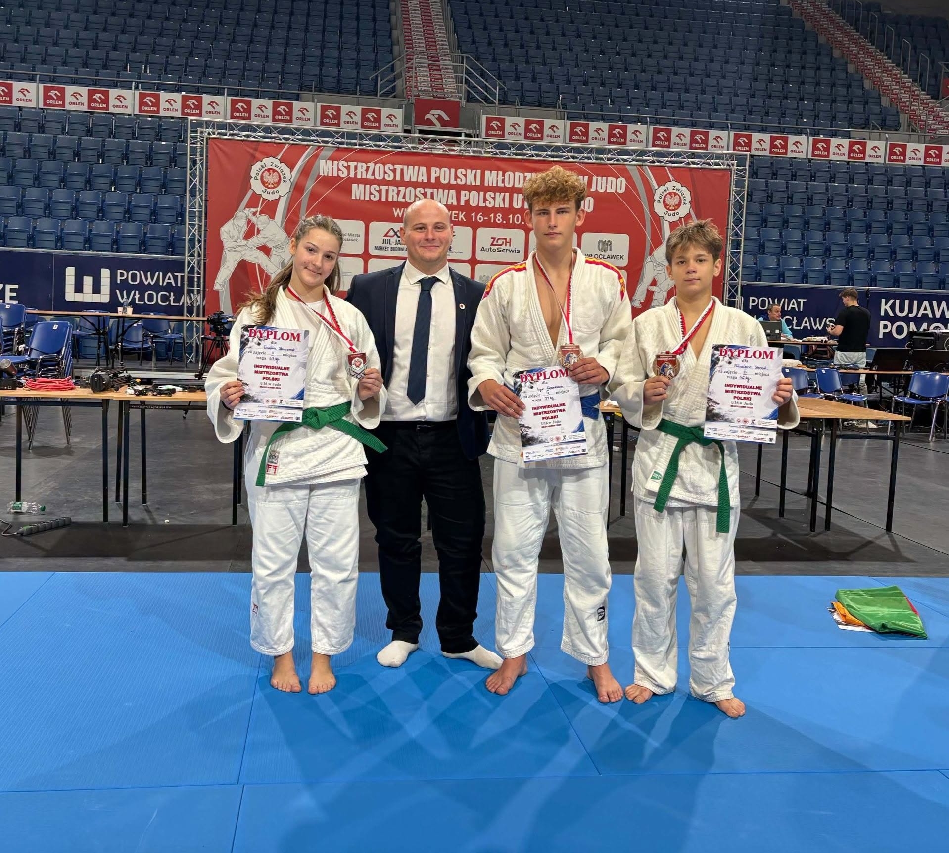 Trzy medale judoków KS Cieszyn na Mistrzostwach Polski U-16