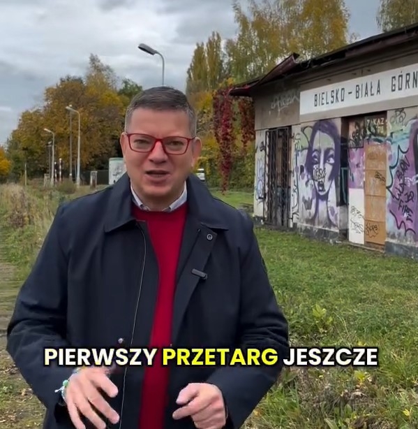 Kolejny krok do odbudowy linii kolejowej Bielsko-Biała – Skoczów | WIDEO