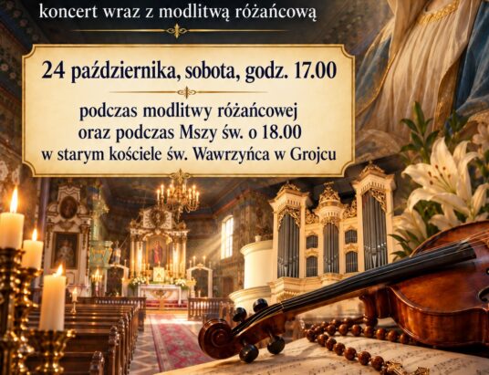 Grojec: Drewniany kościół, a w nim muzyka grana na ponadstuletnich organach i skrzypcach