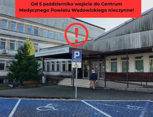 Zmiany z parkowaniem i nie tylko przy szpitalu w Wadowicach