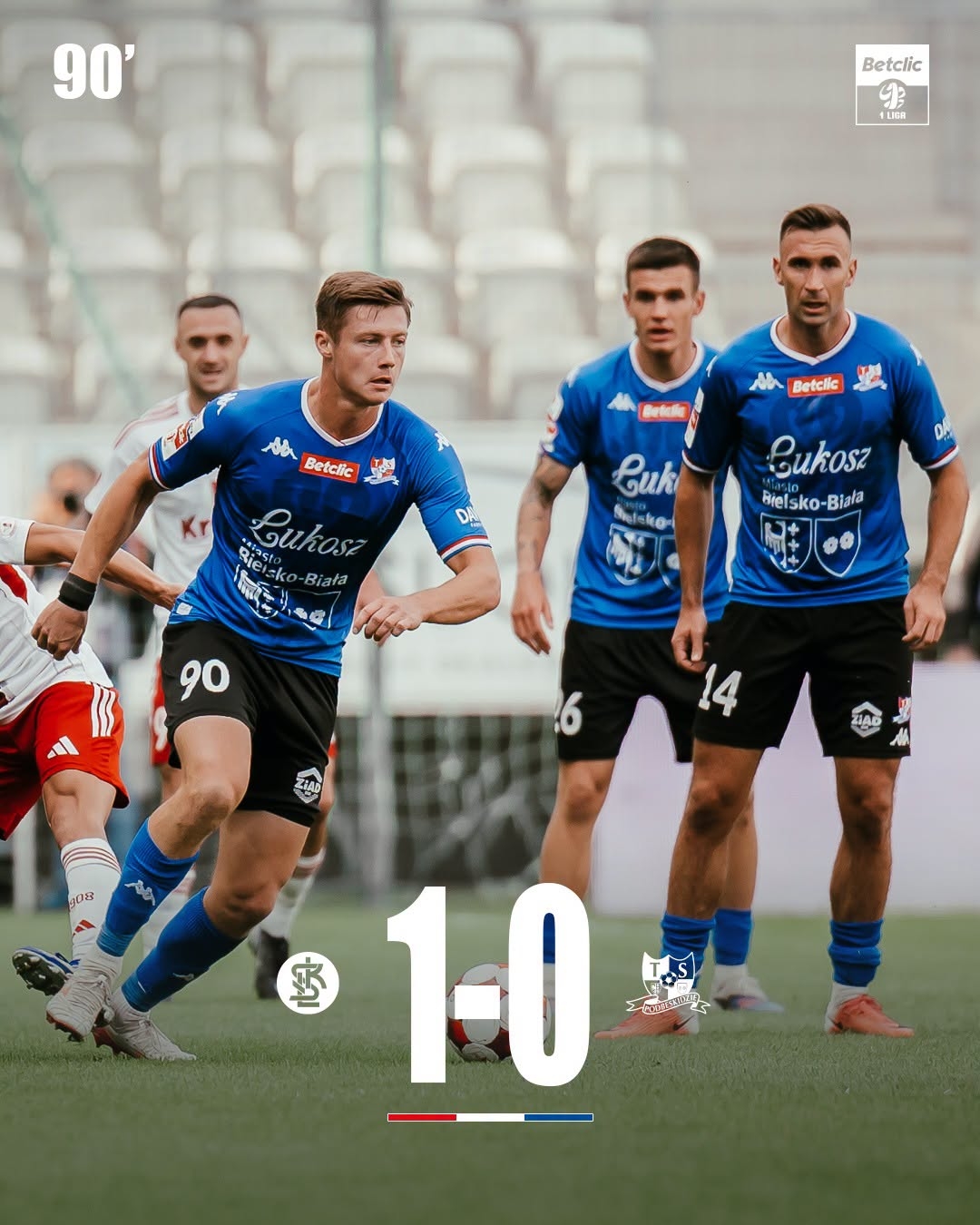 Pechowa przegrana w Łodzi. Gol w doliczonym czasie