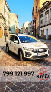 Taxi Stela dla turystów zwiedzających Cieszyn i historyczne centrum miasta